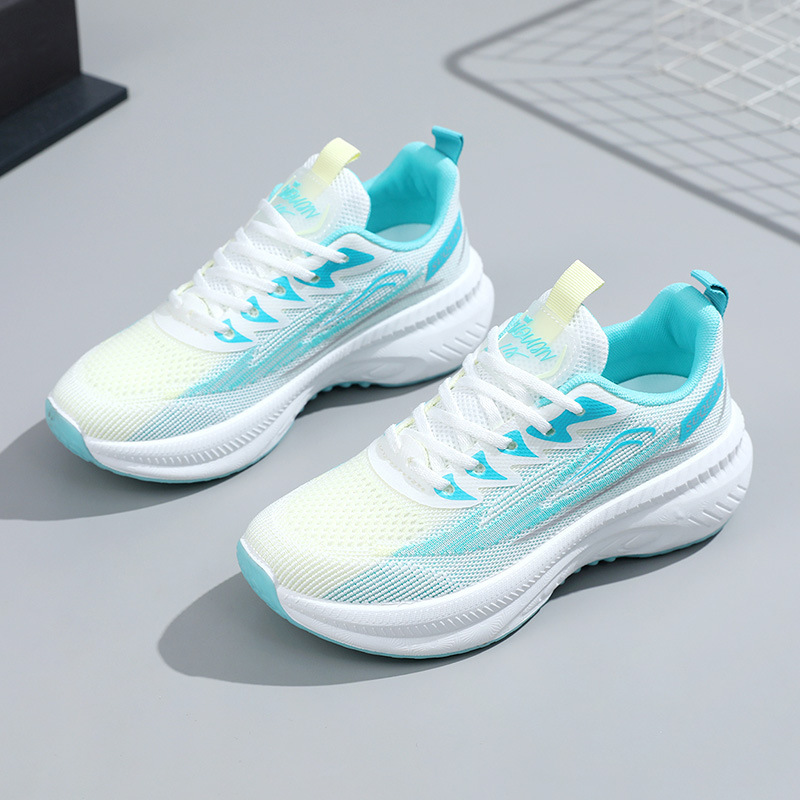 women's shoes white shoes foreign trade wholesale platform trendy running shoes fashionable stylish outfit spring breathable women's sneakers Specification drawing