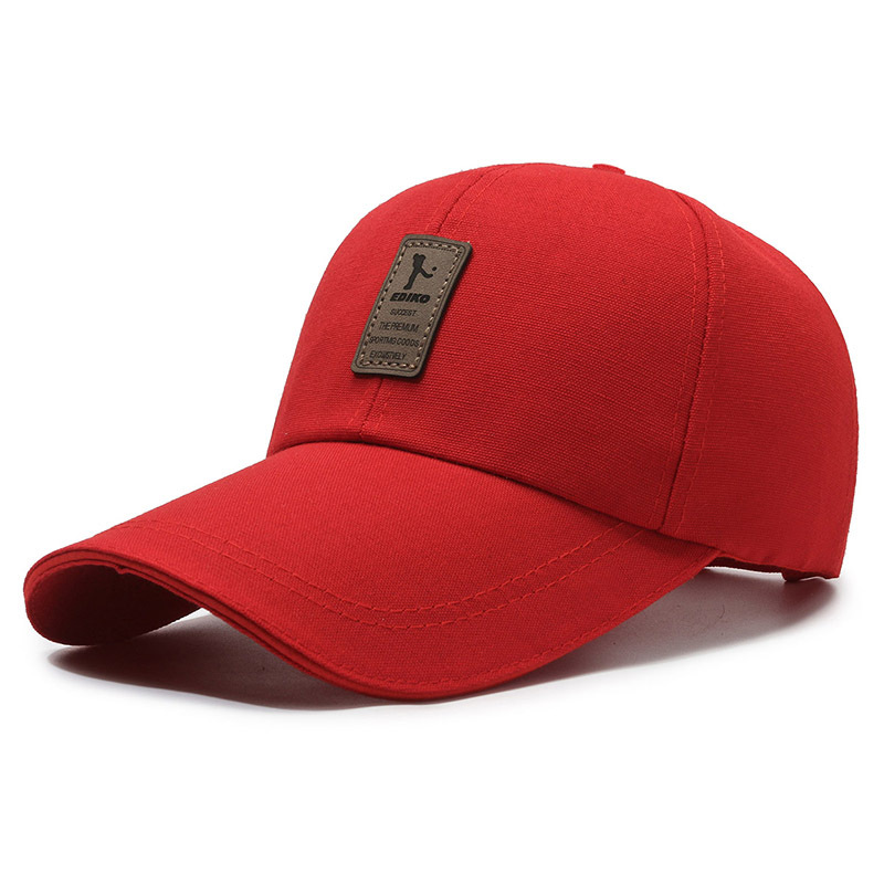 hat baseball cap men's casual all-match sun protection sun protection fishing men's canvas lengthened edge hard top peaked baseball cap full figure