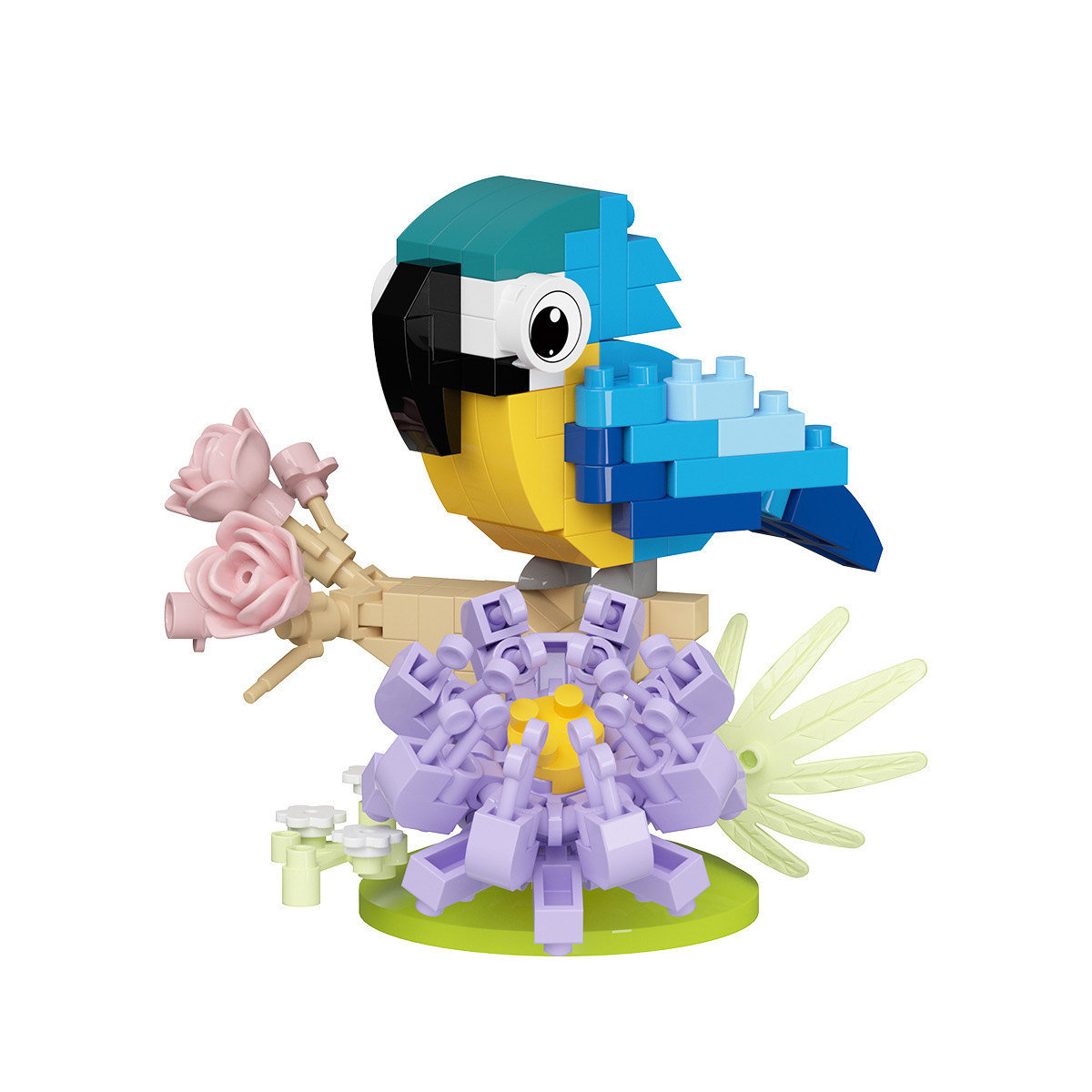 compatible with lego bird parrot building blocks festoon lego qi branch animal children's educational toys stall wholesale delivery Item Picture