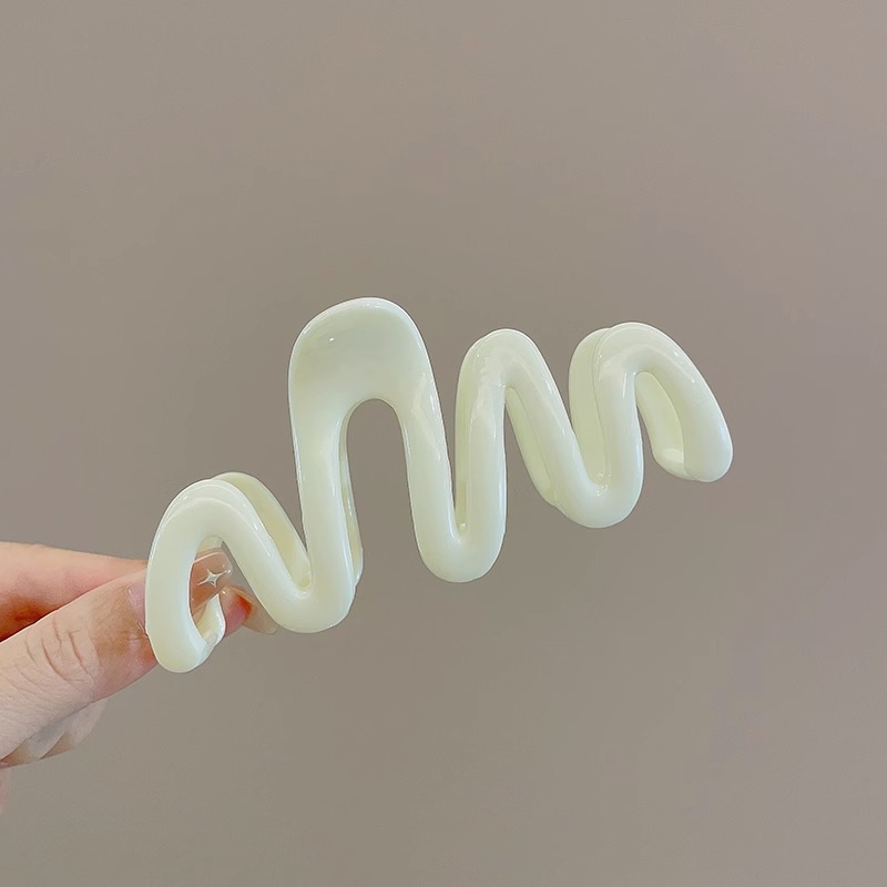 simple temperamental all-match grip large shark clip hairpin female high sense barrettes back head clip hair accessories wholesale Specification drawing