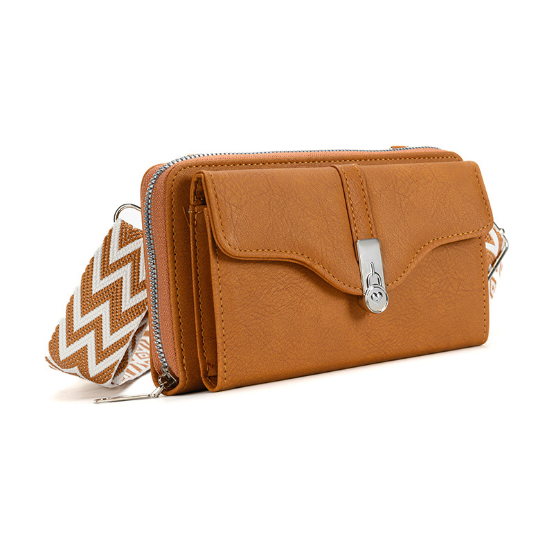 cross-border hot sale women's bag 2023 autumn and winter new women's shoulder messenger bag broadband mobile phone bag large capacity small square bag Item Picture