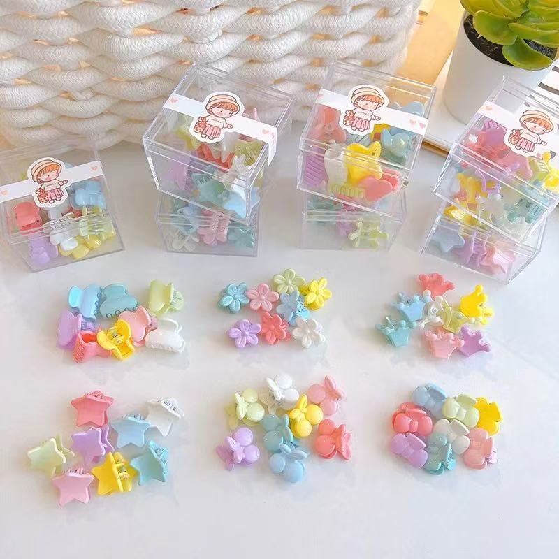 Korean cute children's hairpin clips, mini small girl hairpin clips, candy-colored baby bangs, broken hair clips and hair grips