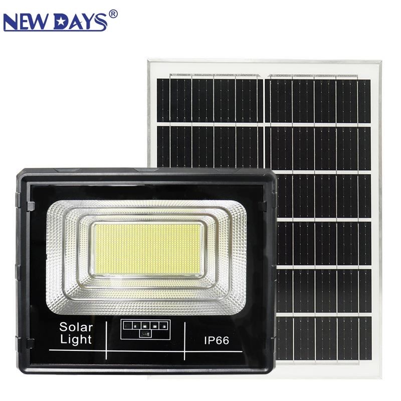 NEWDAYS brand's new cross-border LED starlight model power display solar floodlight, outdoor garden lighting lamp, camping lamp, emergency light, eco-friendly solar street lamp, IP66 waterproof