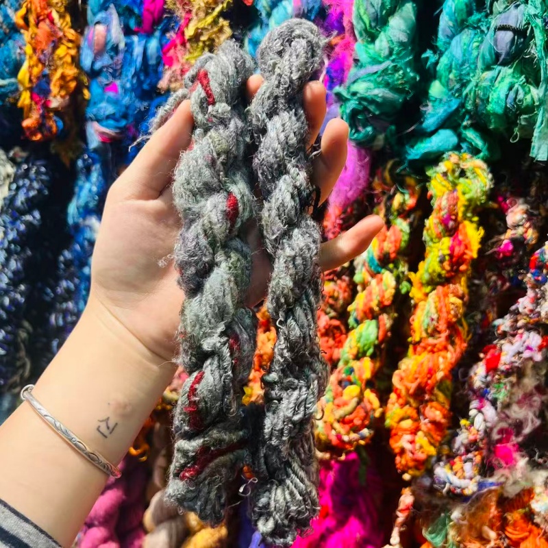 DIY imported new silk yarn, purely handcrafted DIY accessories, accessories, decorative bags, necklaces, bracelets, and accessories... 1 Application Scenario