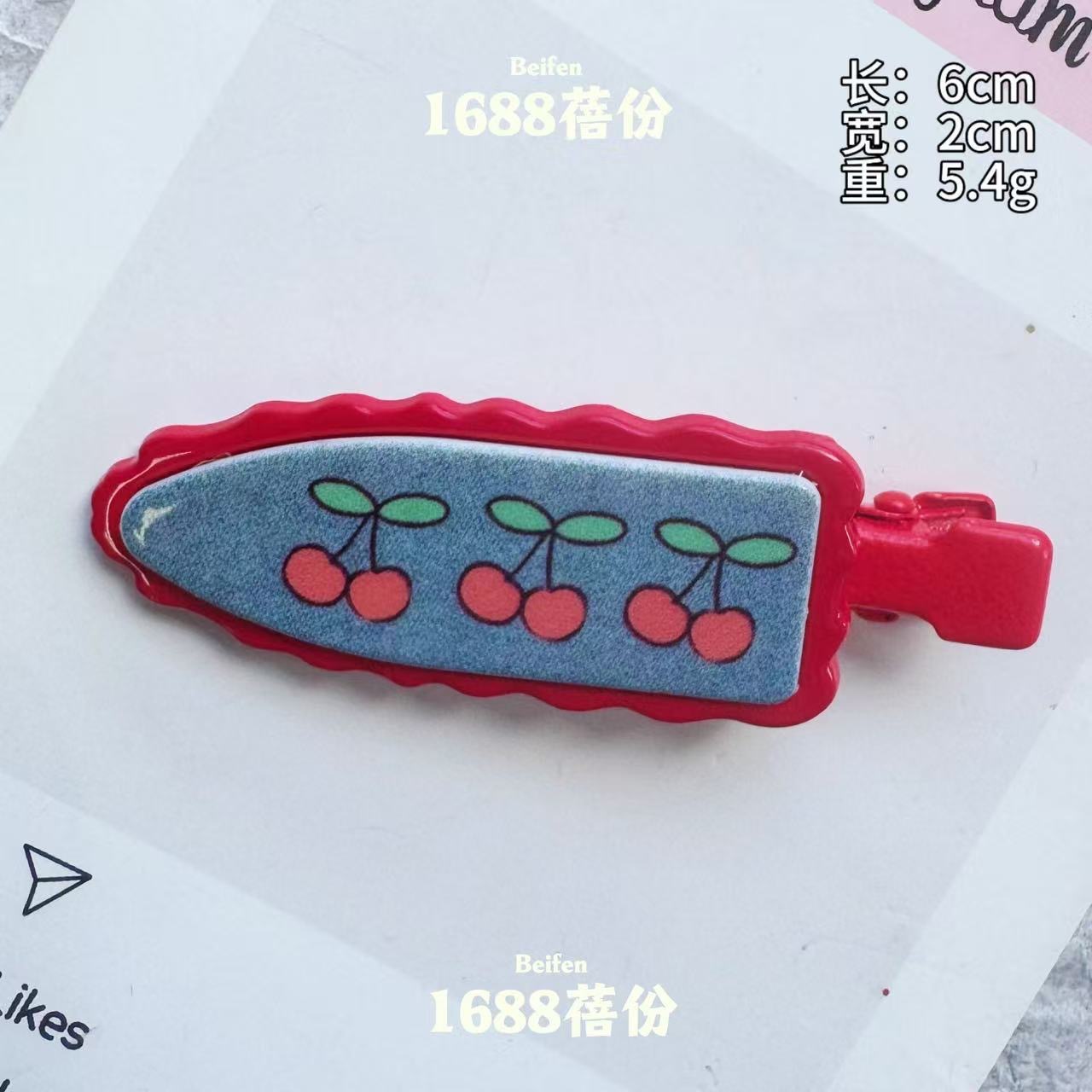 autumn winter retro plaid  seamless barrettes side clip cute sweet duckbill clip children's broken hair hair clip headdress Application Scenario
