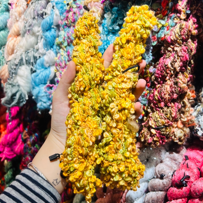 DIY imported new silk yarn, purely handcrafted DIY accessories, accessories, decorative bags, necklaces, bracelets, and accessories... 6 Item Picture