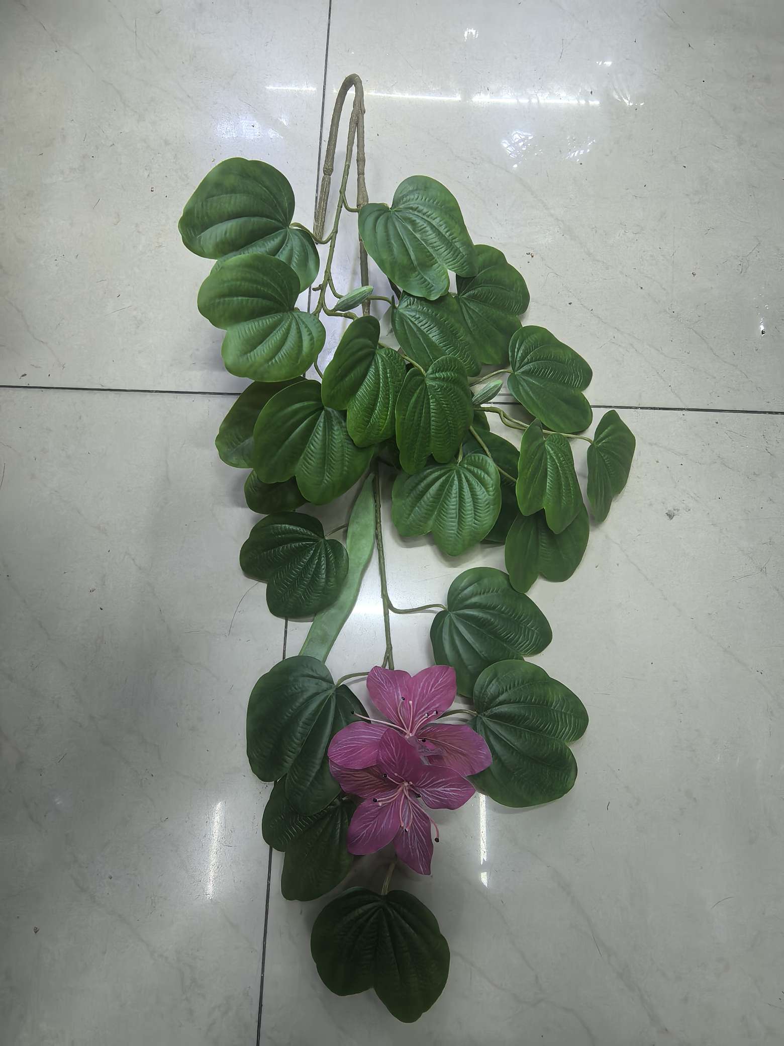 高仿仿真植物平面紫金花2花，4果，室内软装设计