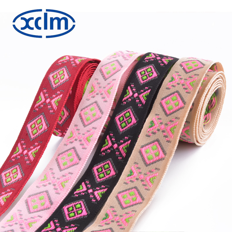 2.2cm Handmade lace decorative accessories for ethnic minority jacquard clothes, Miao diy embroidered ribbons details Picture