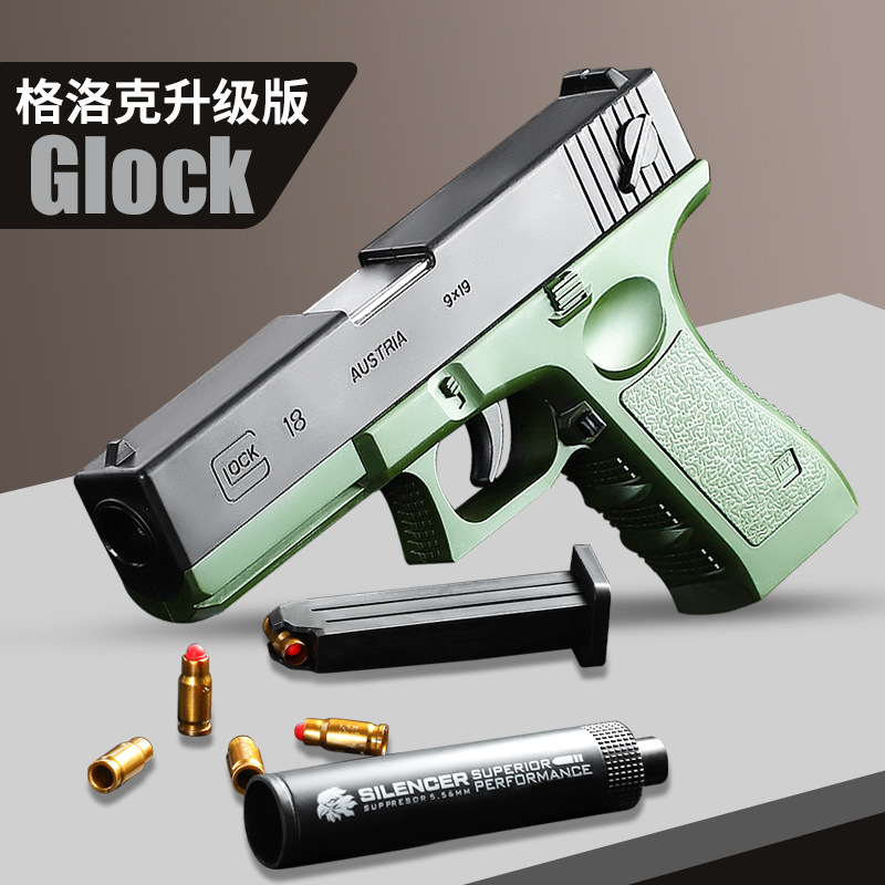 kaihuang longlock manual throwing shell can launch soft bullet gun 1911 simulation pistol model children's toy cross-border Application Scenario