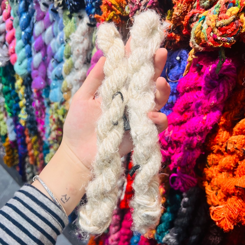 DIY imported new silk yarn, purely handcrafted DIY accessories, accessories, decorative bags, necklaces, bracelets, and accessories... 4 Item Picture
