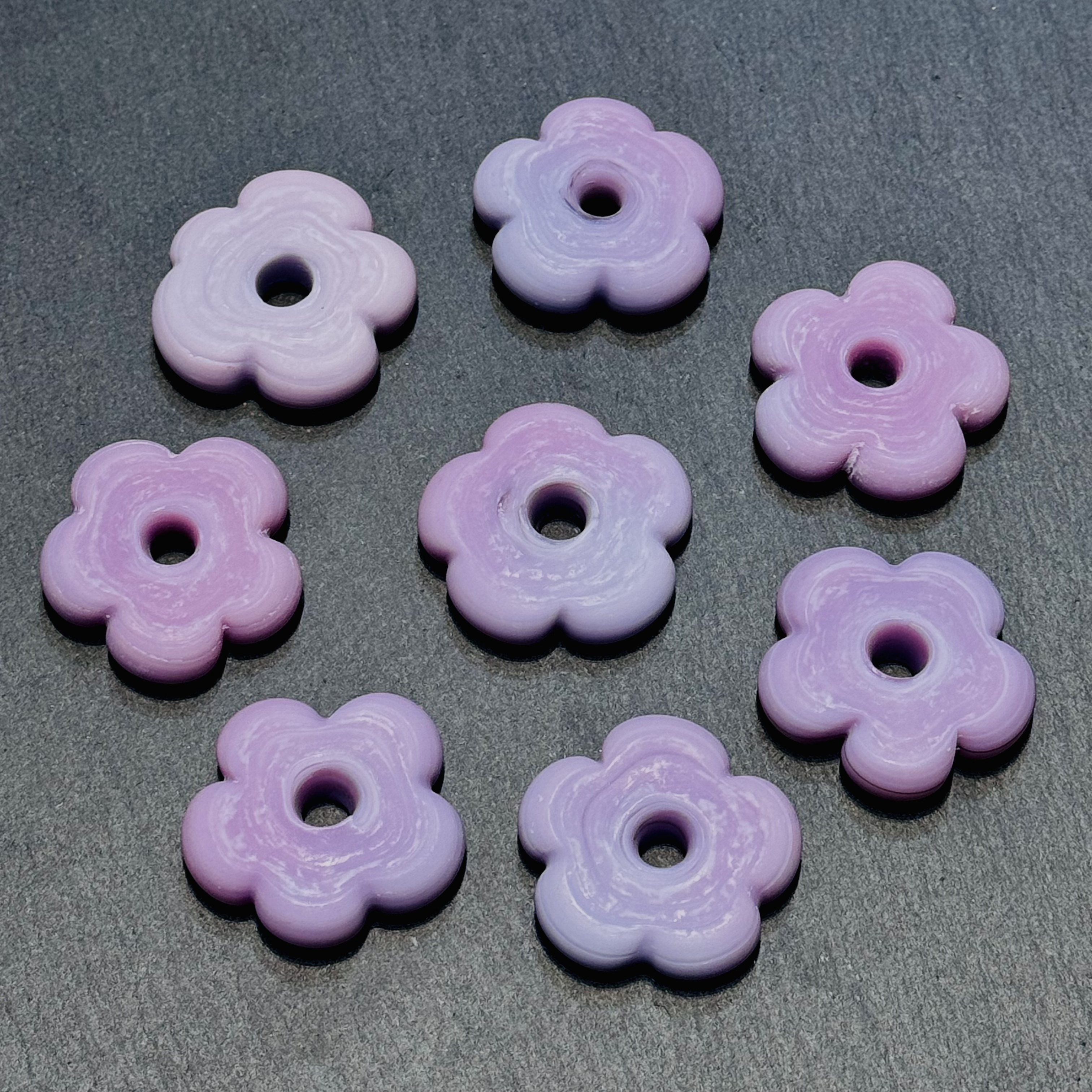 Nepalese imported retro flower-shaped glass bead DIY bracelet earrings accessory '6 Application Scenario