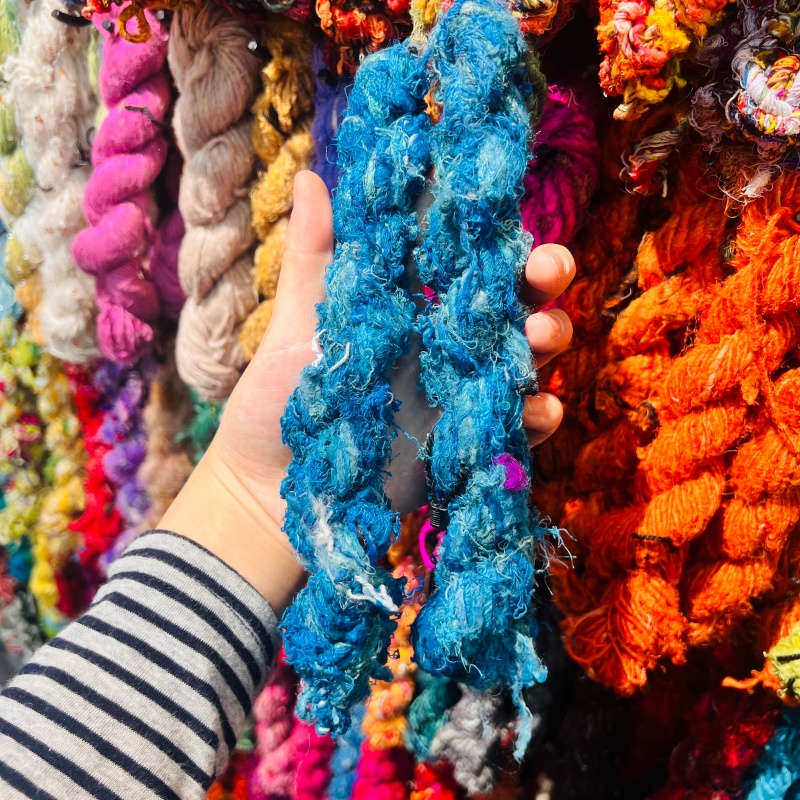 DIY imported new silk yarn, purely handcrafted DIY accessories, accessories, decorative bags, necklaces, bracelets, and accessories... 4 Specification image