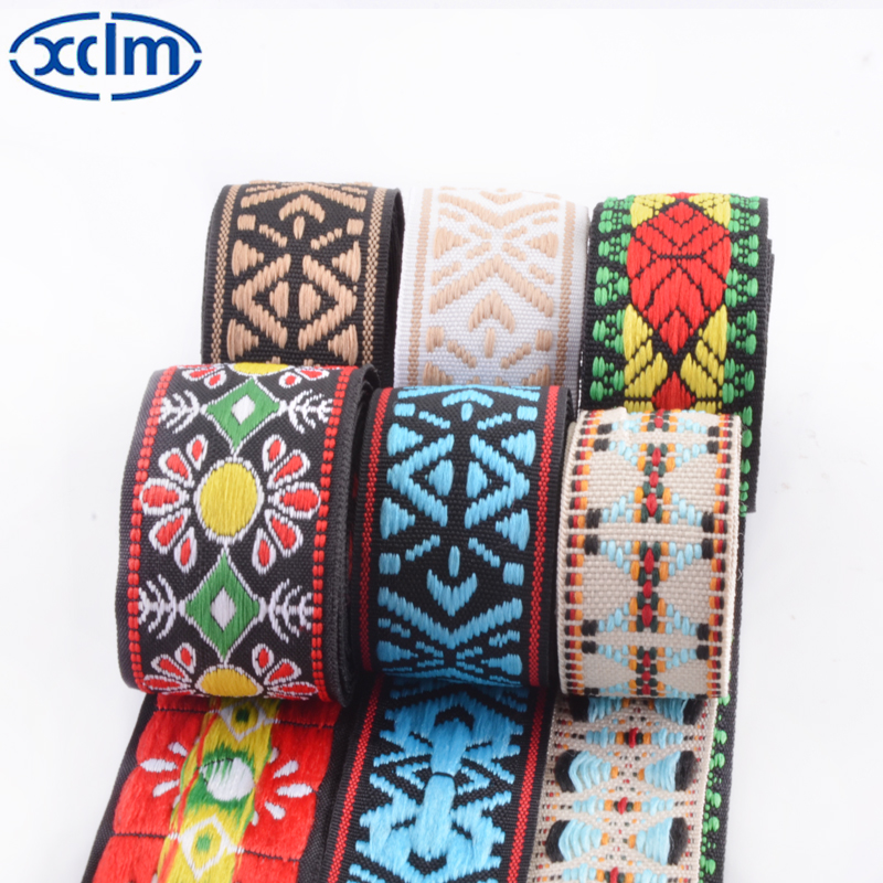 Ethnic lace embroidery, ethnic minority Miao woven ribbons, jacquard decorative clothing, diy handmade accessories Item Picture
