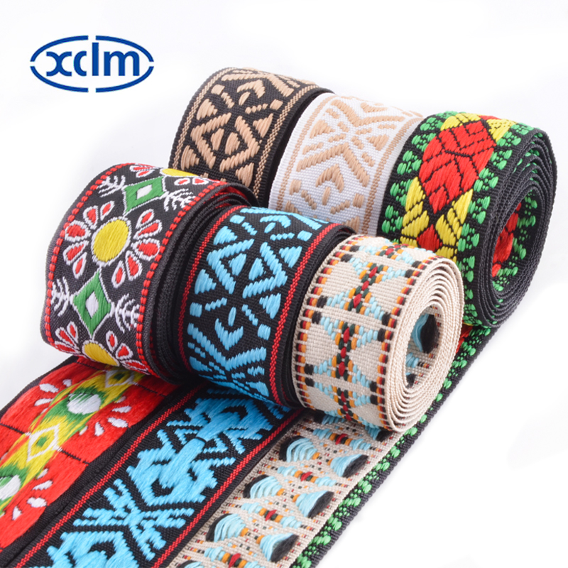 Ethnic lace embroidery, ethnic minority Miao woven ribbons, jacquard decorative clothing, diy handmade accessories