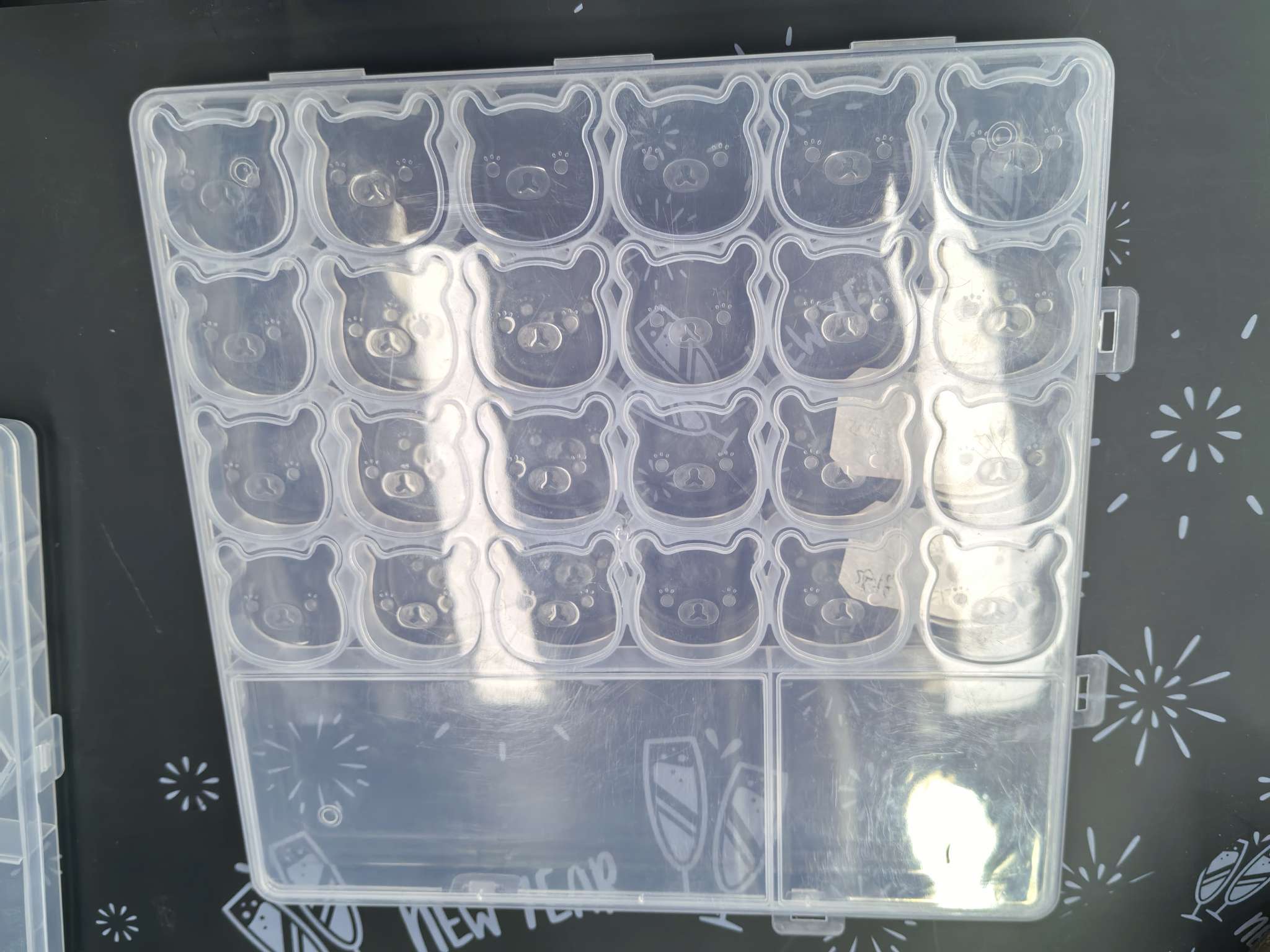 塑料包装盒子PVC宠物蛋壳吸塑包装塑料盒塑料盒子包装材料熊猫26格