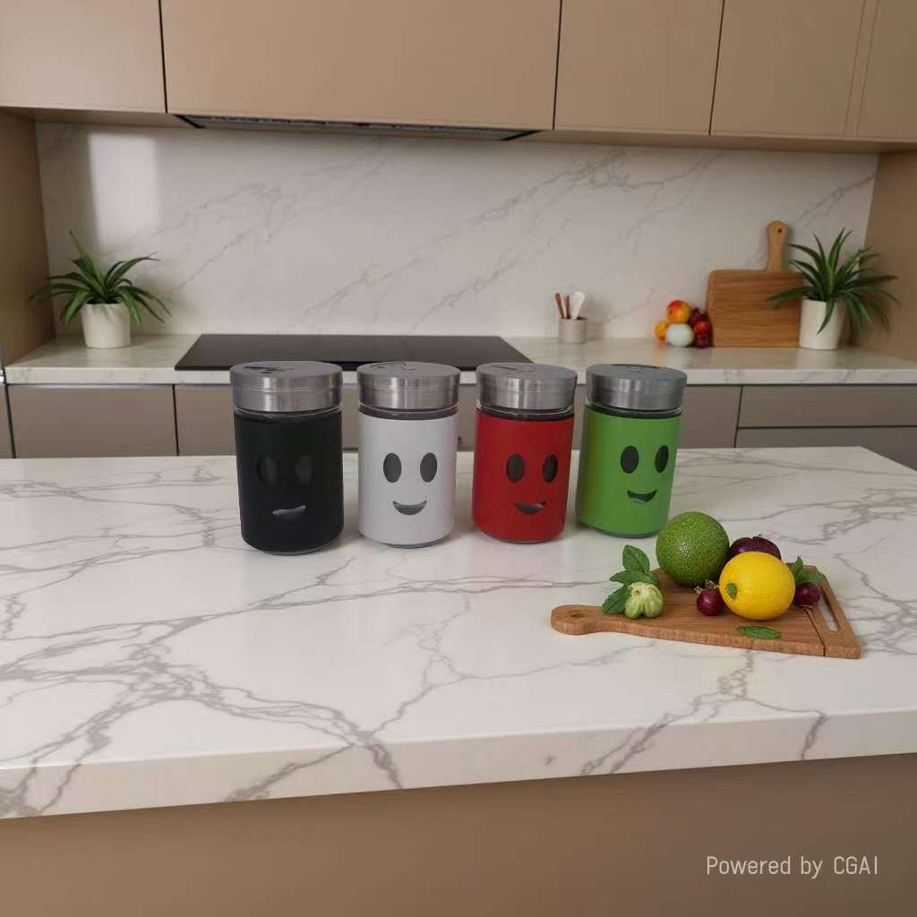  48# 笑脸调味瓶喷塑