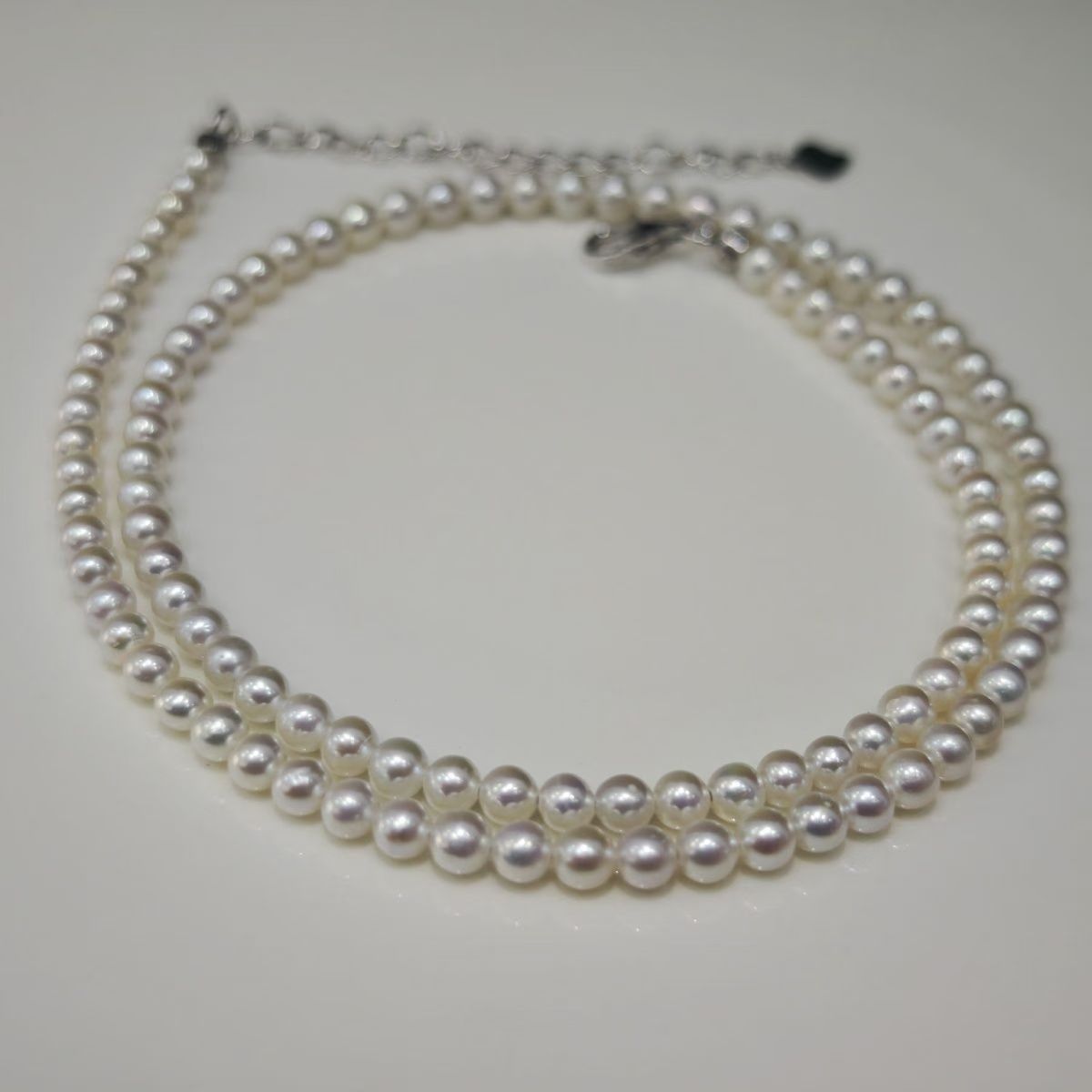 4-5近圆米珠项链详情图2