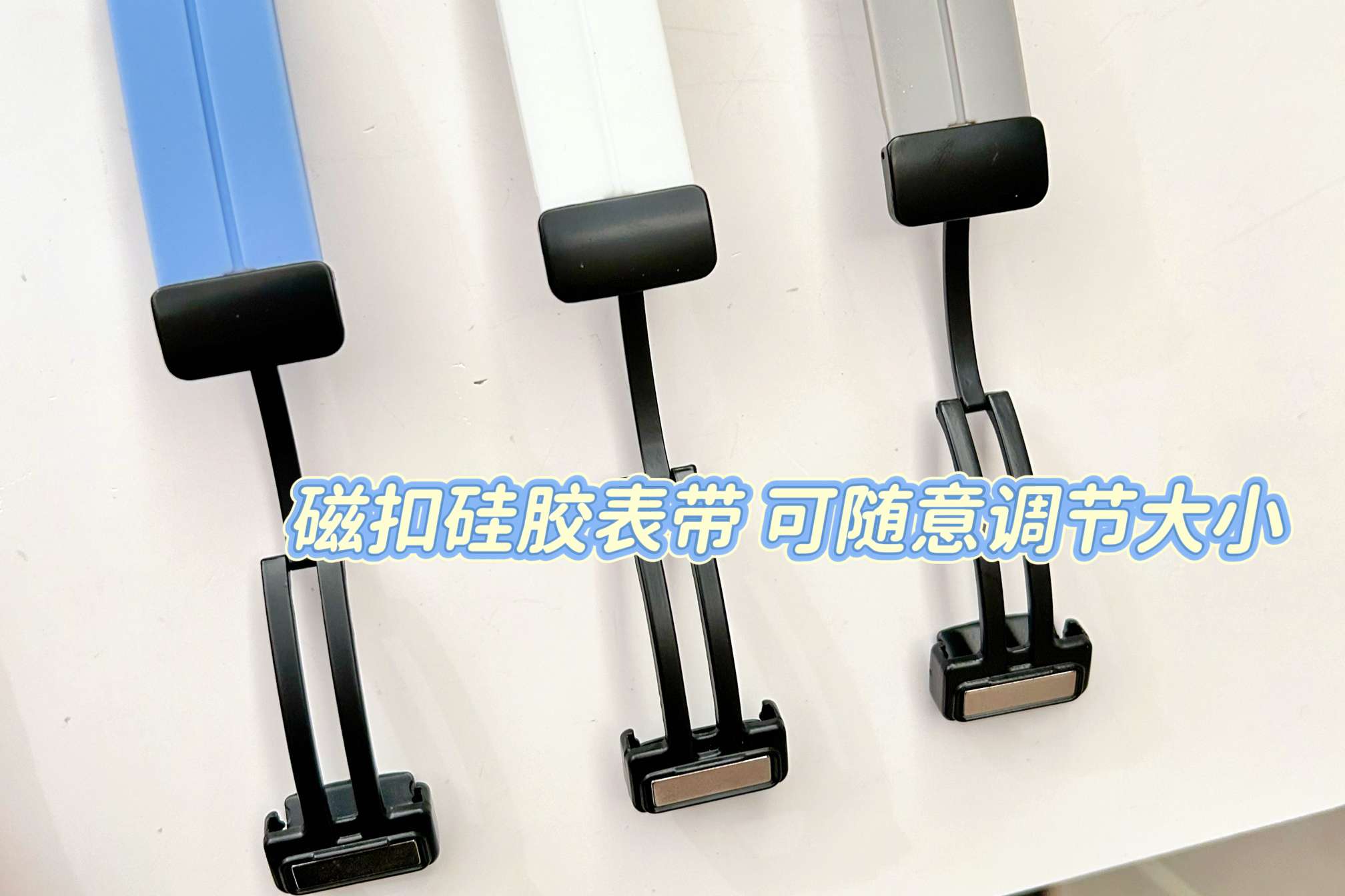 儿童电子手表防水运动时尚多功能水表学生表潮流款白底实物图