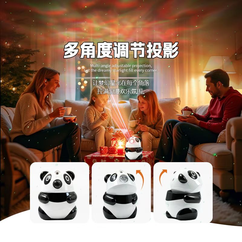 Bluetooth Bear Nebula Starry Sky Projection Night Light Bedroom Sleep Atmosphere Astronaut Desk Lamp Ambient Light Decoration Item Picture
