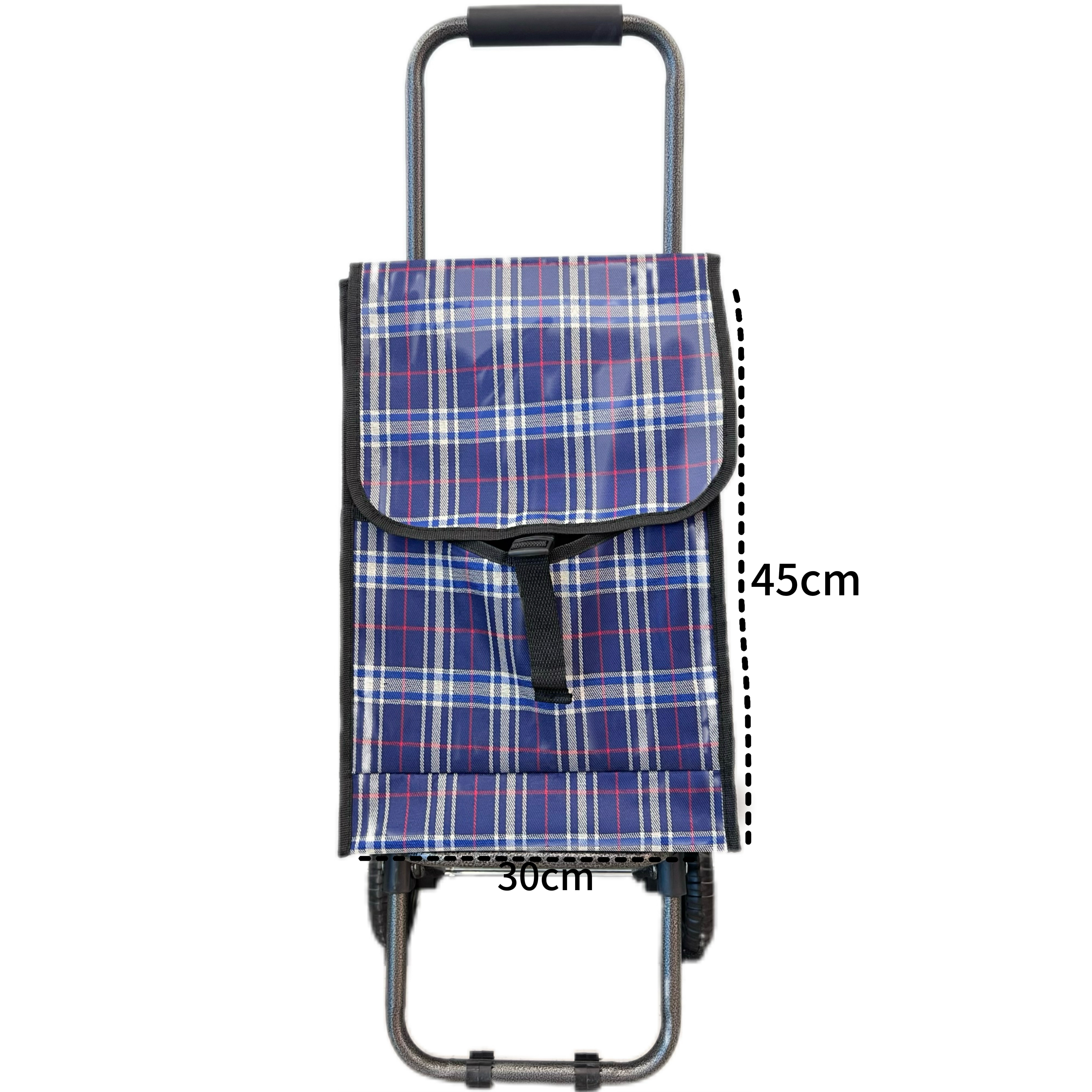 Folding trolley, folding household shopping cart, Oxford Cloth express trolley, elderly grocery shopping cart details Picture