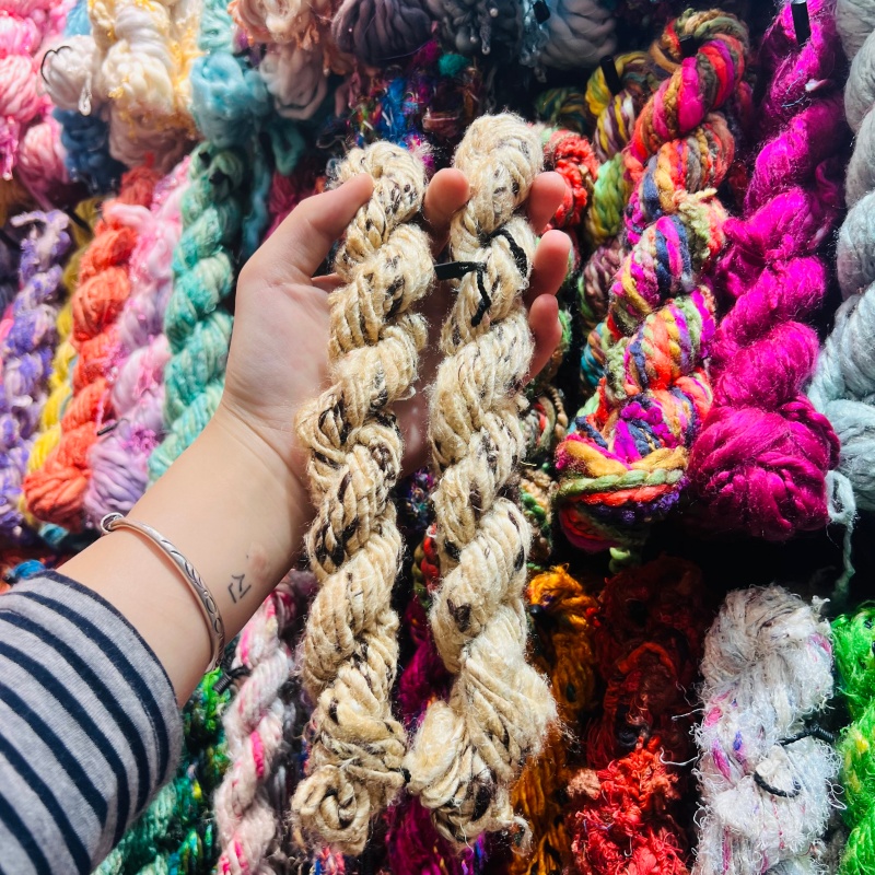 DIY imported new silk yarn, purely handcrafted DIY accessories, accessories, decorative bags, necklaces, bracelets, and accessories... 2 Application Scenario