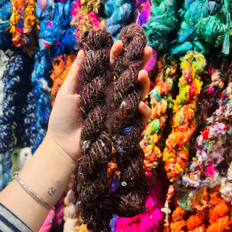 DIY imported new silk yarn, purely handcrafted DIY accessories, accessories, decorative bags, necklaces, bracelets, and accessories... 1 Item Picture