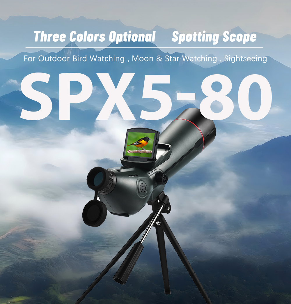  自由虎SPX5-80天文望远镜单筒观鸟高倍高清日夜两用天文拍照录 pic 2