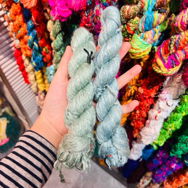 DIY imported new silk yarn, purely handcrafted DIY accessories, accessories, decorative bags, necklaces, bracelets, and accessories... 3