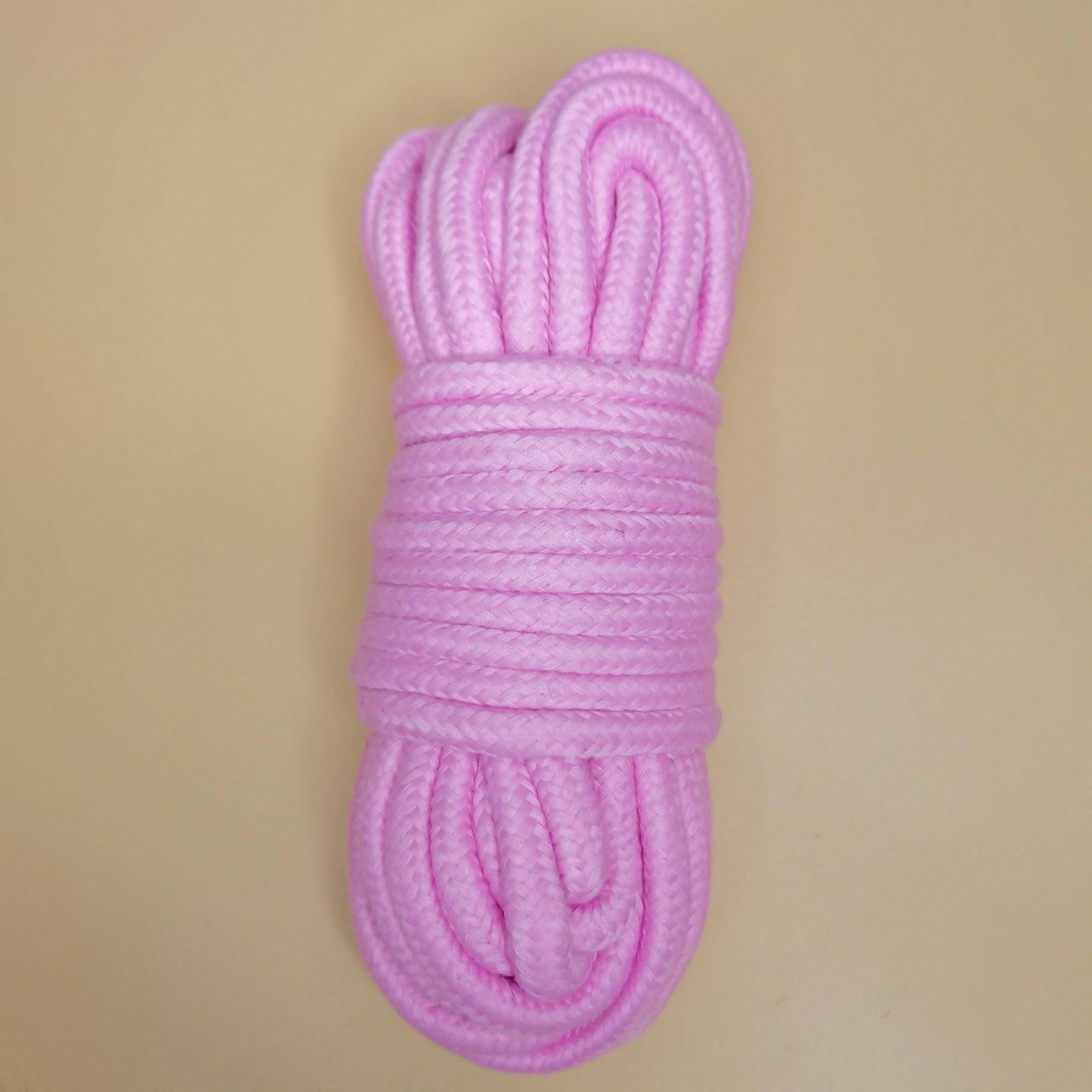 10米/卷，6mm宽涤棉绳圆 用于节日装饰 手工礼品工艺品制作 diy 捆绑绳 细节图