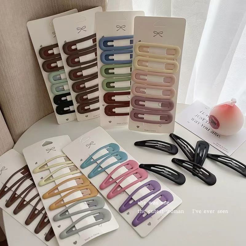 New forehead bangs hair clips, side hair clips, cute and exquisite headwear, bb clips, back hair clips, women's hair accessories details Picture