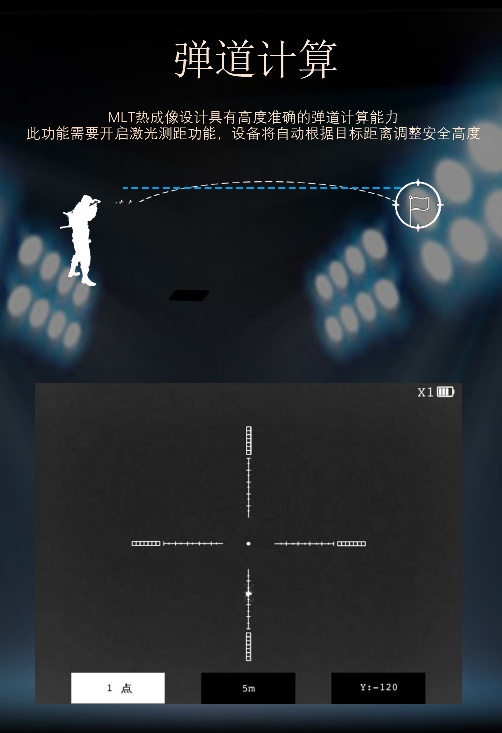 MLT225夜间户外搜索红外热成像高清红外夜视仪测距手持夜视仪 pic 9