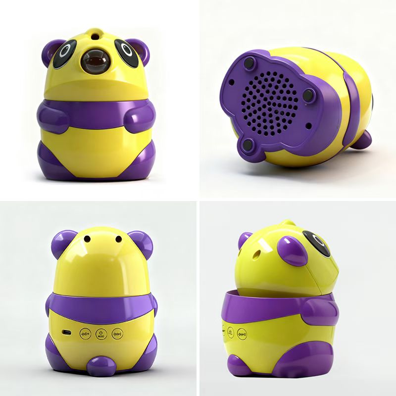 Bluetooth Bear Nebula Starry Sky Projection Night Light Bedroom Sleep Atmosphere Astronaut Desk Lamp Ambient Light Decoration detail image 6