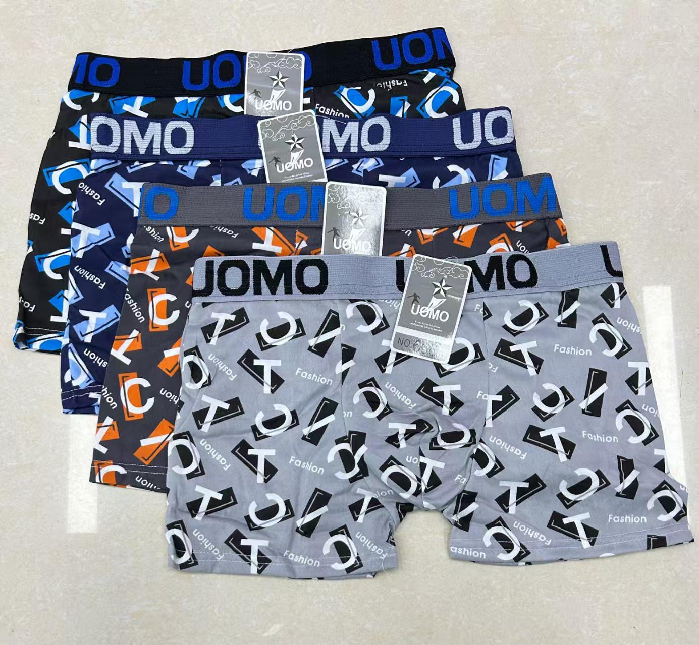 外贸出口非洲超低价字母腰纯色男士四角内裤平脚内裤舒适平角短裤现货男士内裤详情5