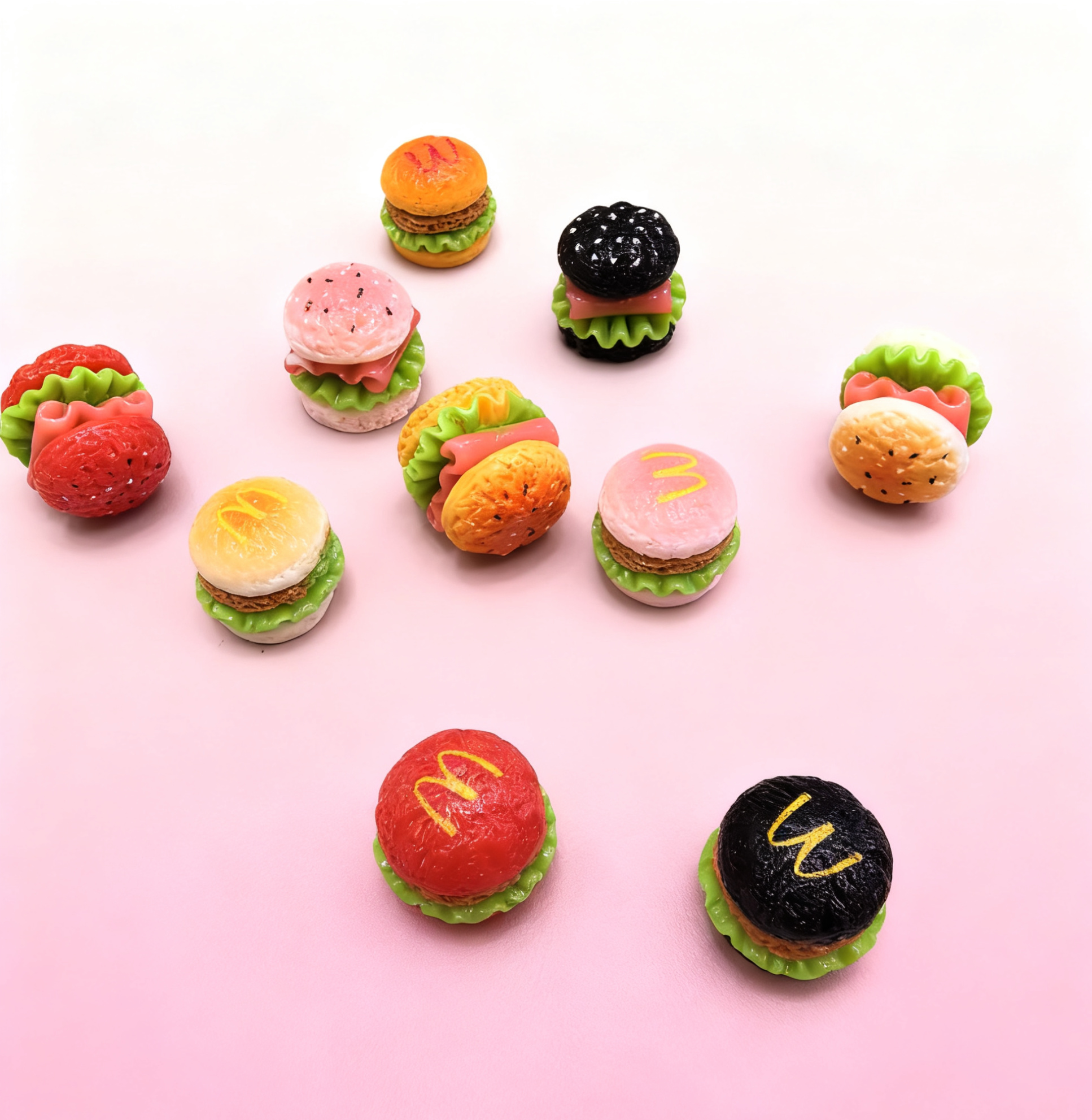 创意手工饰品配件DIY材料多款项链耳环手链装饰配件饰品配件套装树脂配件树脂饰品配件