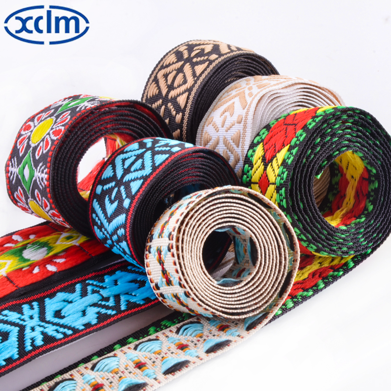 Ethnic lace embroidery, ethnic minority Miao woven ribbons, jacquard decorative clothing, diy handmade accessories Application Scenario