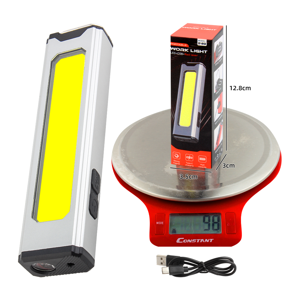KINSACH Star Source Back clip work light with red laser work light Specification image