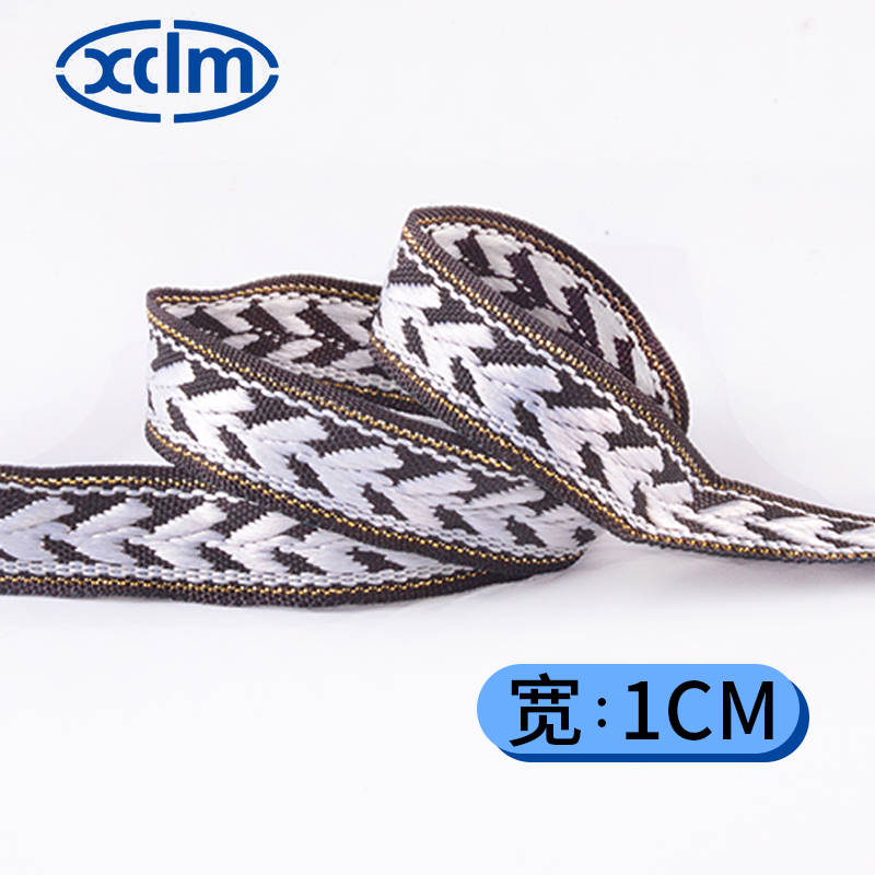 1CM wide jacquard ethnic woven tape, jacquard lace, ancient costume doll clothes, cuff edge-trimmed woven tape, DIY lace pic 15