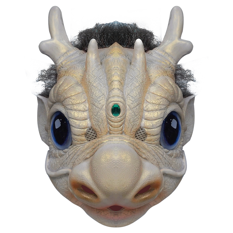 厂家现货跨境热销品万圣节面具恐怖面具乳胶面具圣诞面具动物面具金龙面具头套鬼屋派对僵尸道具外贸热销