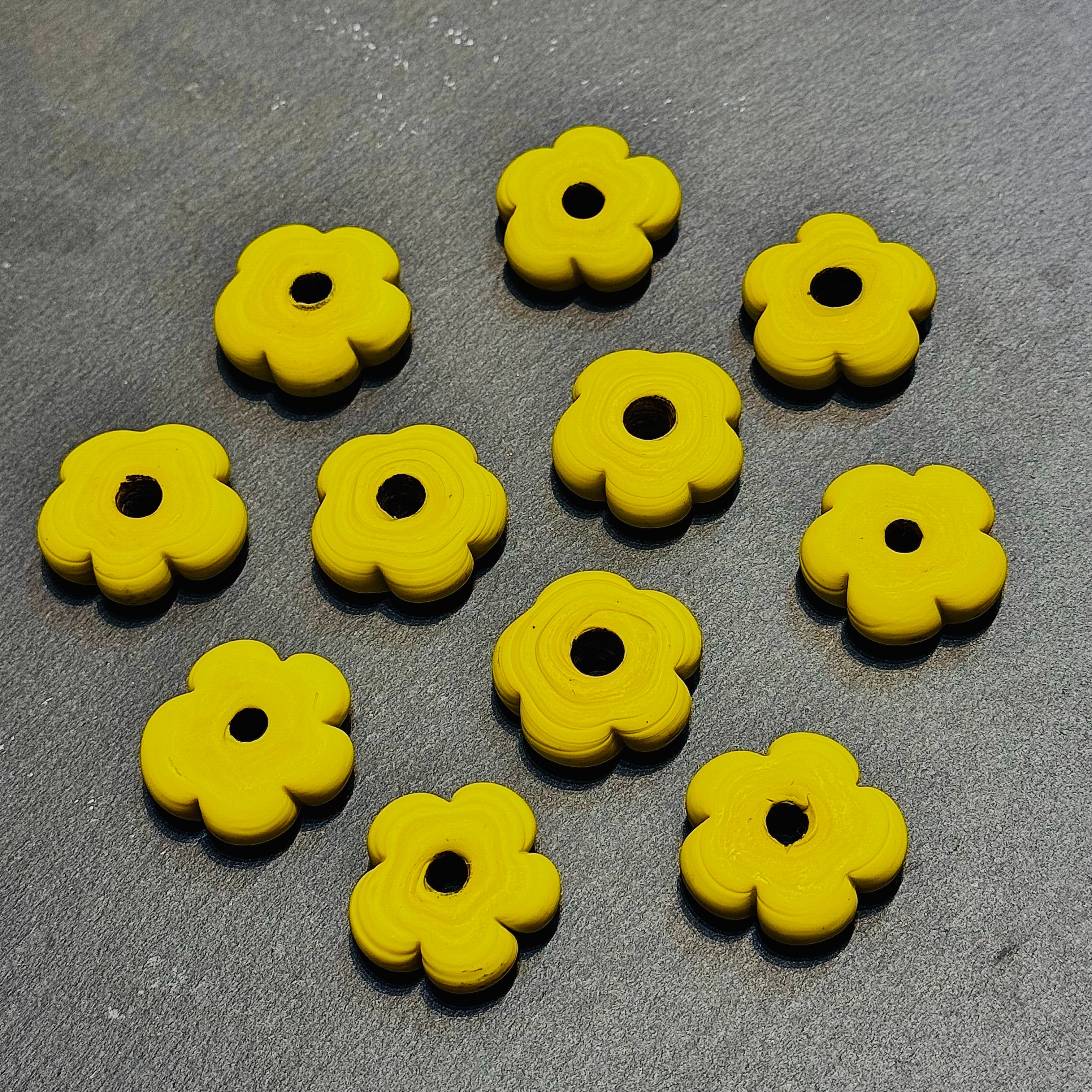 Nepalese imported retro flower-shaped glass bead DIY bracelet earrings accessory '3 Specification image