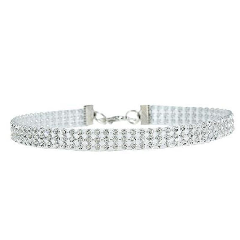 Best-selling luxury diamond-encrusted necklace, collarbone chain, popular European and American fashion accessories, neck chain and collar cho ker detail image 2