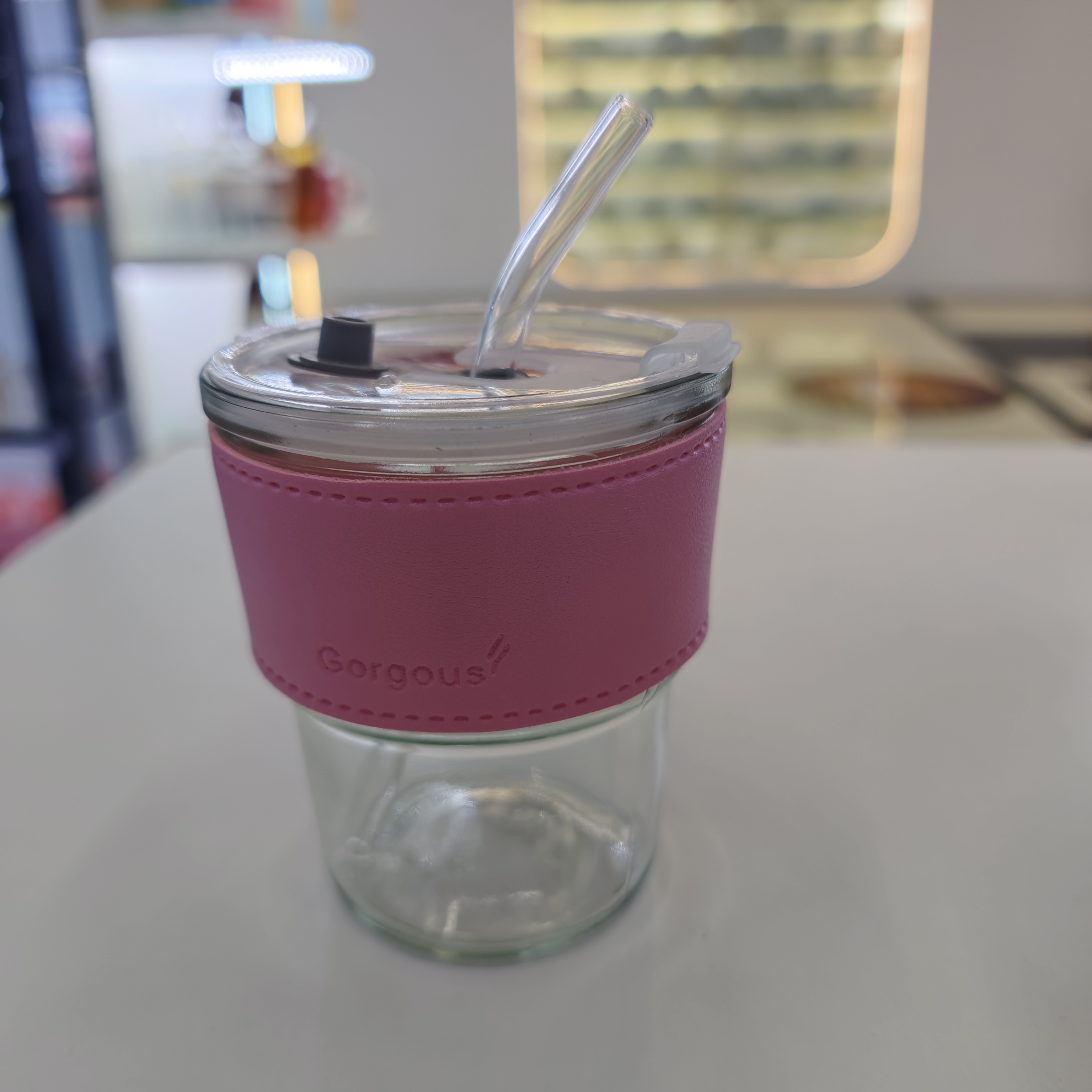 玻璃杯/竹节杯/杯子/玻璃杯杯子/茶具杯子细节图