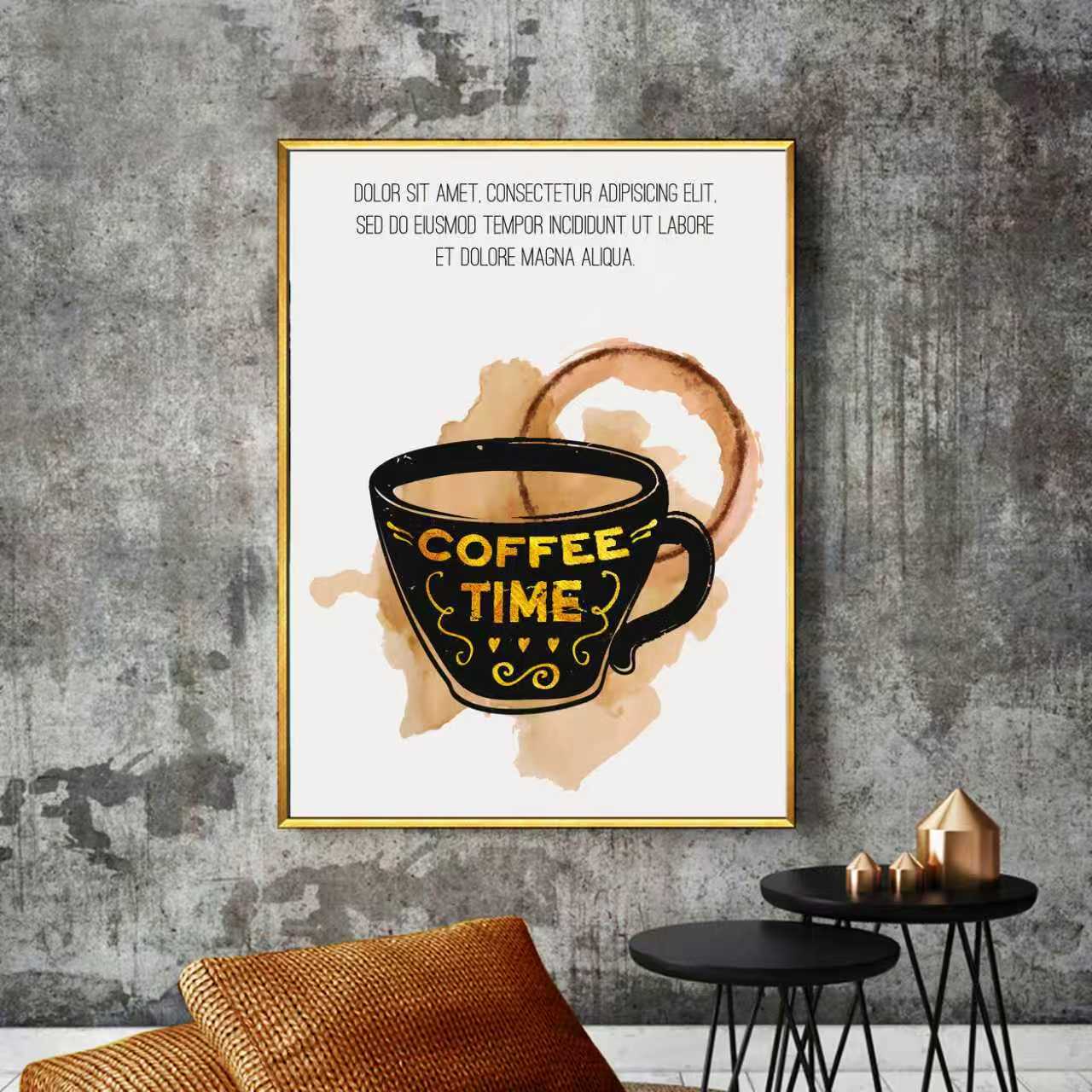 现代家饰挂画穆斯林壁画装饰画木边装饰画墙面装饰品艺术挂板4050水晶画