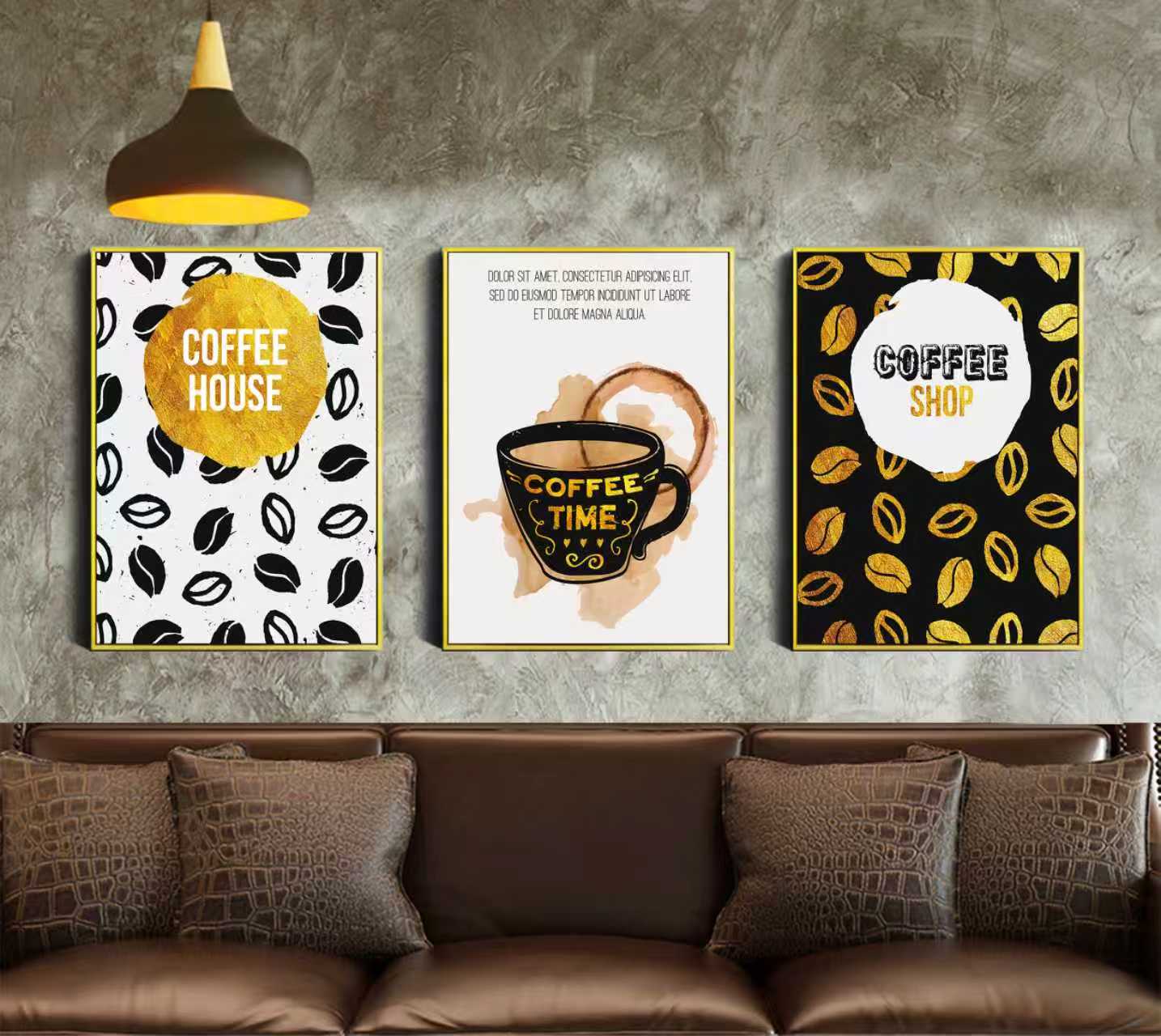 现代家饰挂画穆斯林壁画装饰画木边装饰画墙面装饰品艺术挂板4050水晶画产品图