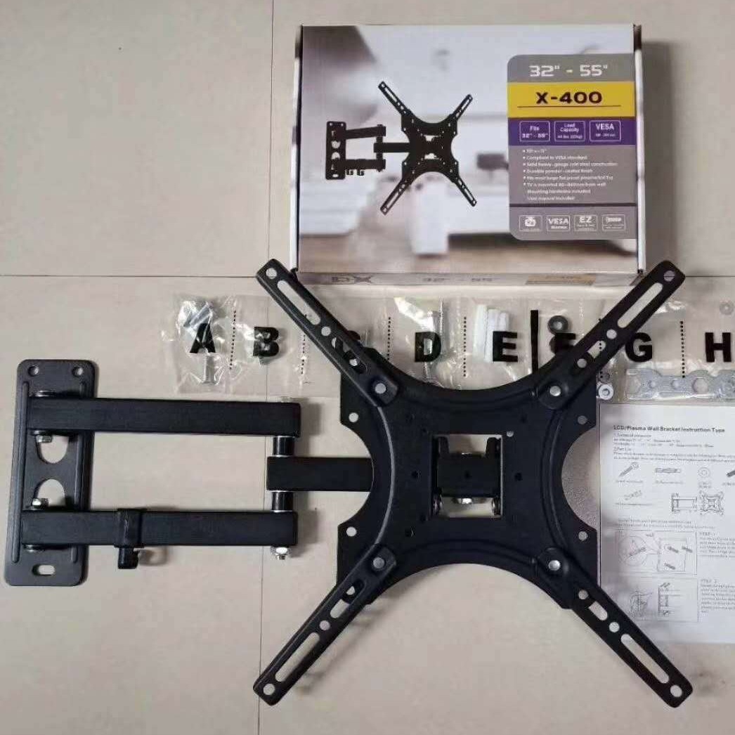 通用多功能32-55寸电视挂架显示器伸缩旋转摇摆电视支架