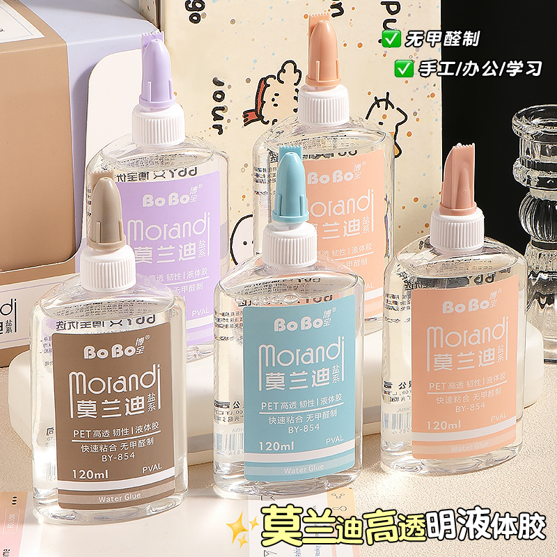 BY-854  卡通胶水 120ml 学生专用环保 快速粘合 好用无味无甲醛详情3