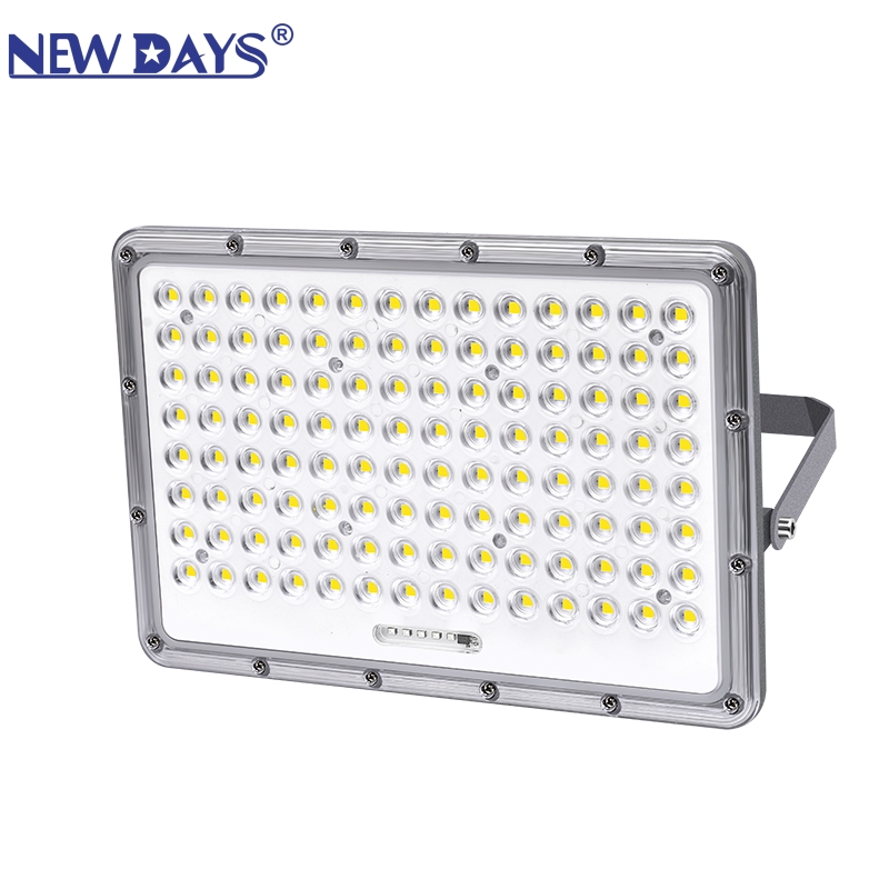 NEWDAYS brand's new cross-border LED die-cast aluminum series solar floodlights, waterproof and dustproof outdoor lighting emergency lights, eco-friendly street lamps, and solar lamps