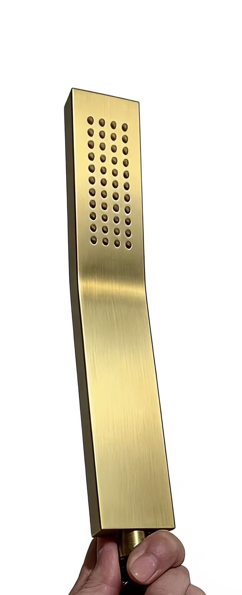 Hand copper shower 花洒淋浴配件黄铜材质产品图