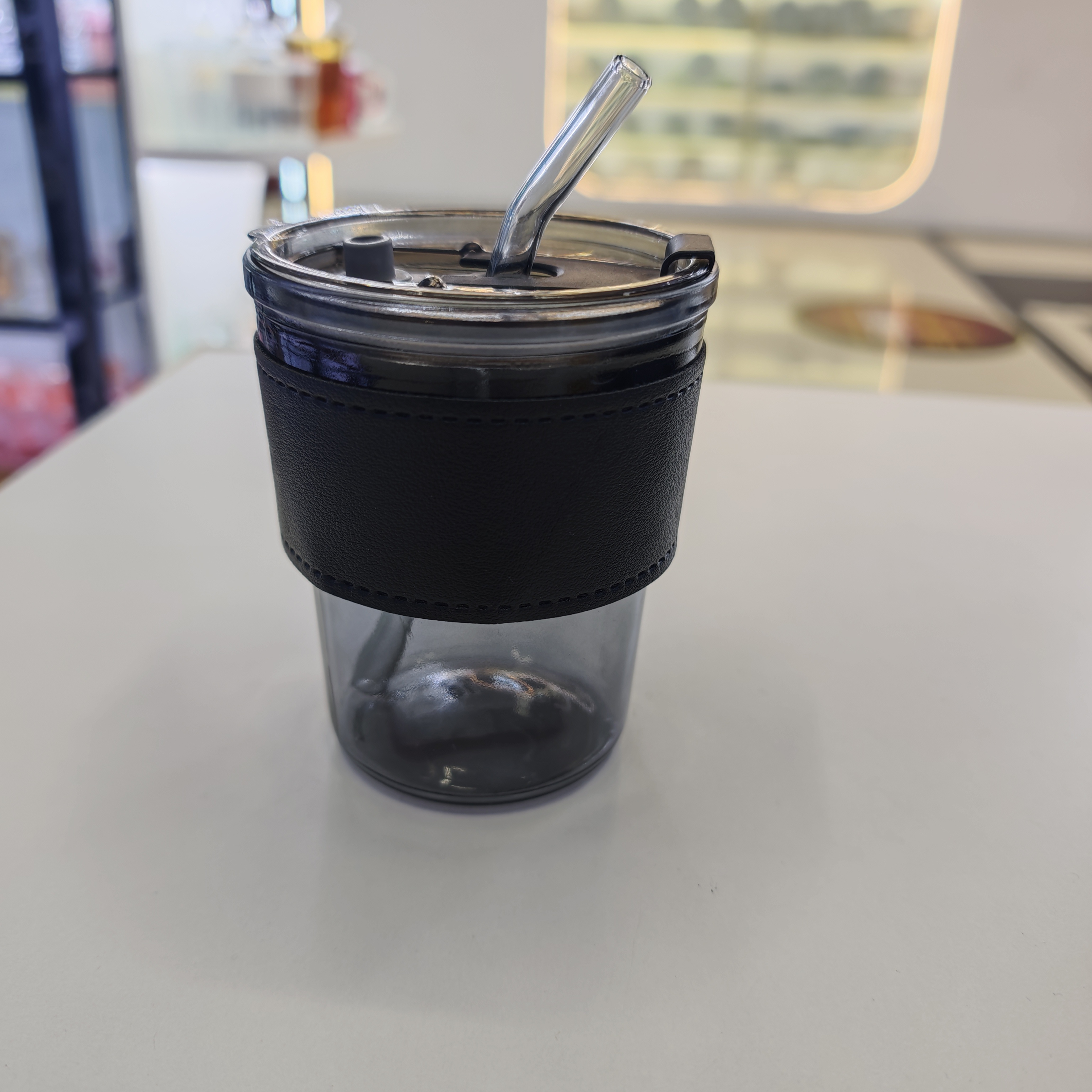 玻璃杯/竹节杯/杯子/玻璃杯杯子/茶具杯子产品图