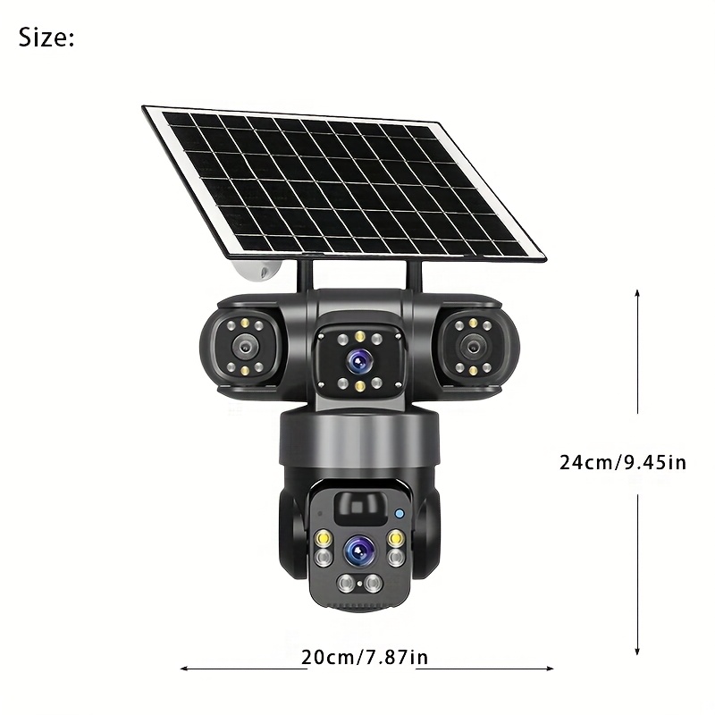 Foozac spherical solar monitoring, three clear images, cross-border foreign trade potential bestsellers details Picture