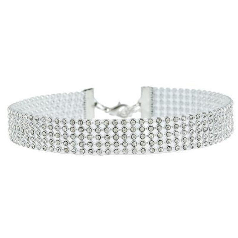 Best-selling luxury diamond-encrusted necklace, collarbone chain, popular European and American fashion accessories, neck chain and collar cho ker Item Picture